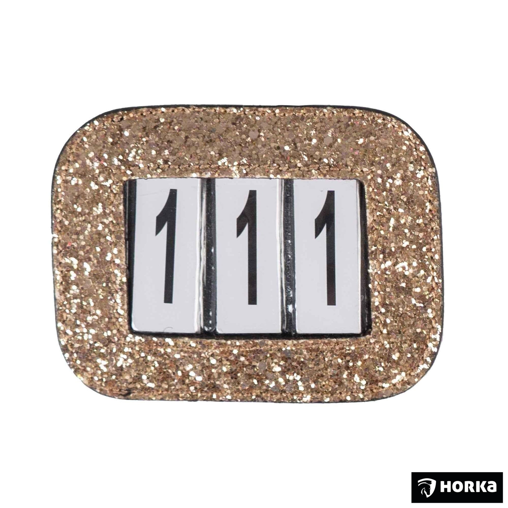Wedstrijdnummer glitter