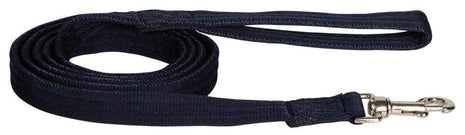 Halsterlijn Soft Nylon 2m met Vrijdraaiende Musketon en Lus
