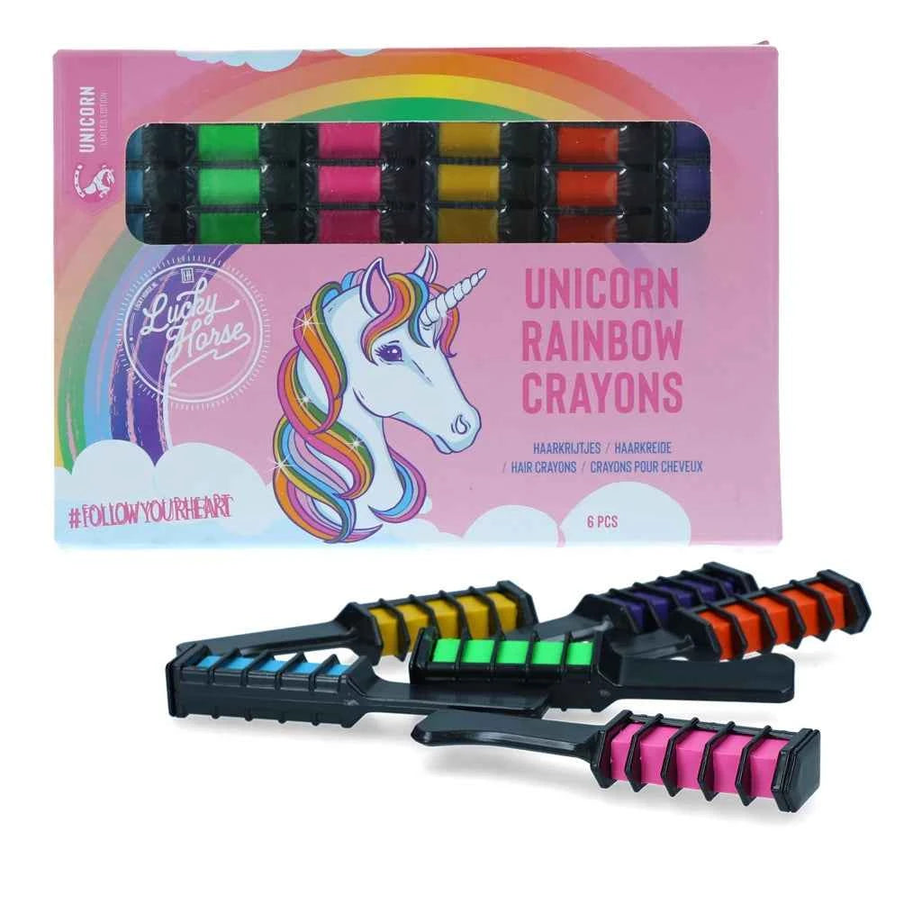 Unicorn regenboog kleurkrijt
