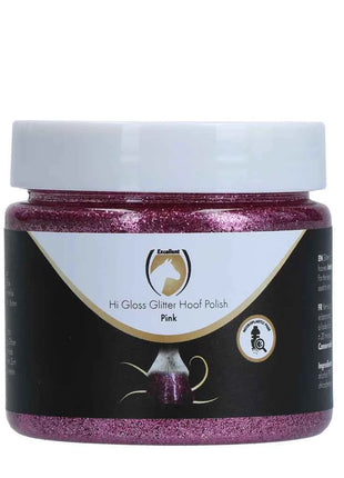 Hi Gloss Glitter hoeflak roze