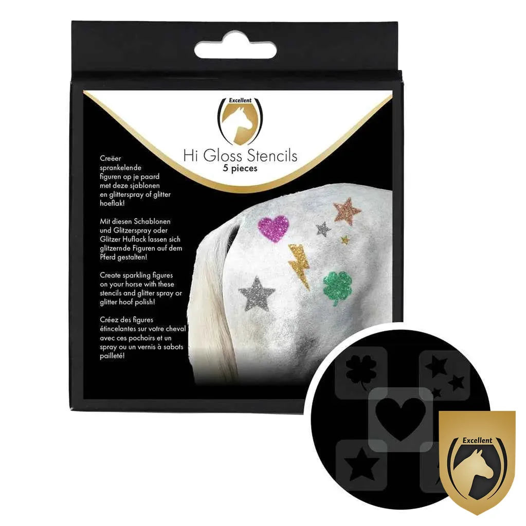 Hi Gloss Stencils 5 stuks
